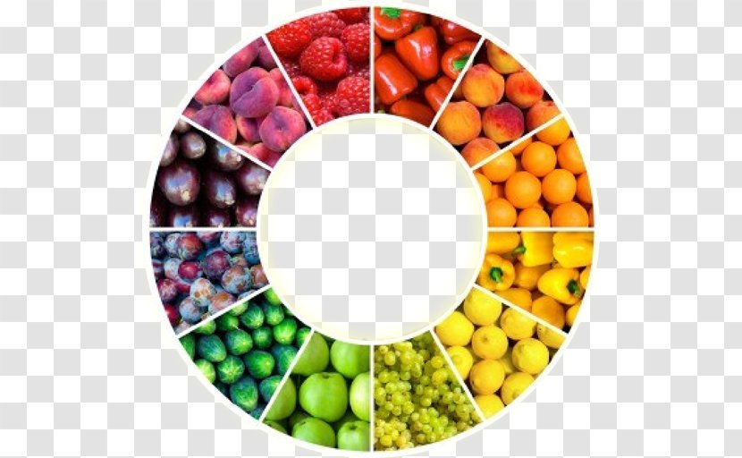 Color Wheel Food Coloring Fruit - Vegetable Transparent PNG