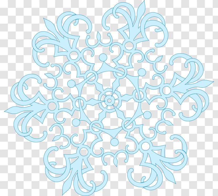 Graphic Design Visual Arts Clip Art - Creative Commons License - Snowflakes Transparent PNG