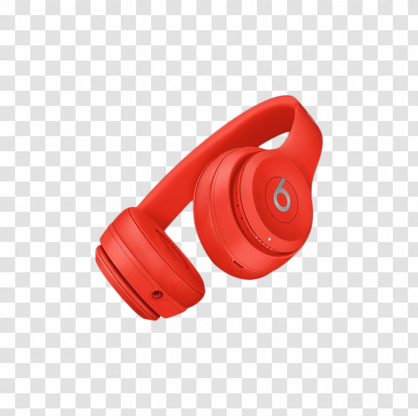 Beats Solo3 Electronics Headphones Product Red IPhone - Apple - Bluetooth Transparent PNG