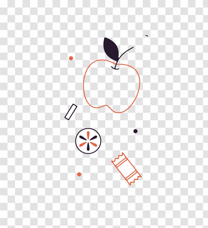 Apple Orange - Text - Vector And Transparent PNG