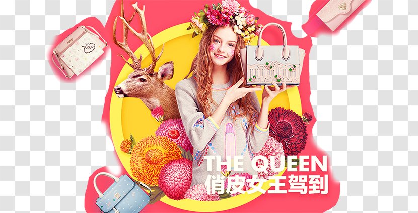 Advertising Poster Graphic Design Illustration - Taobao Women Transparent PNG