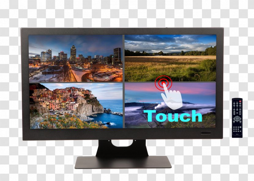 LED-backlit LCD Computer Monitors Television Set Touchscreen - Monitor - Ledbacklit Lcd Transparent PNG
