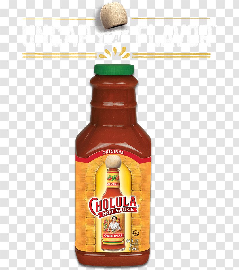 Cholula Hot Sauce Chili Pepper Chipotle Flavor - Label Transparent PNG