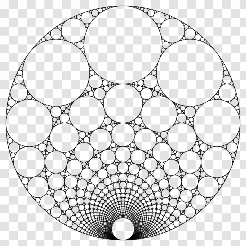 Fractal Art Apollonian Gasket Mathematics Sierpinski Triangle - Tessellation - Beautiful Sacred Transparent PNG