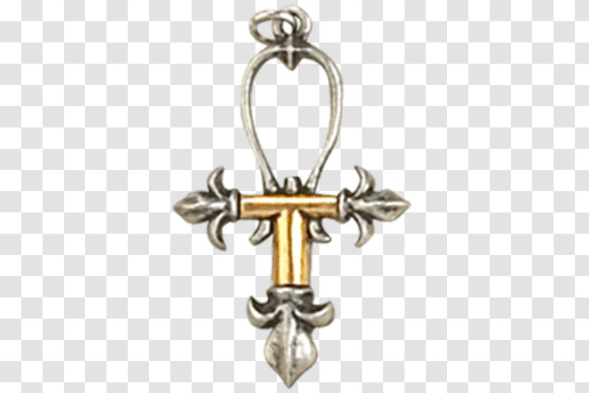 Ankh Charms & Pendants Crucifix Cross Symbol - Gold Transparent PNG