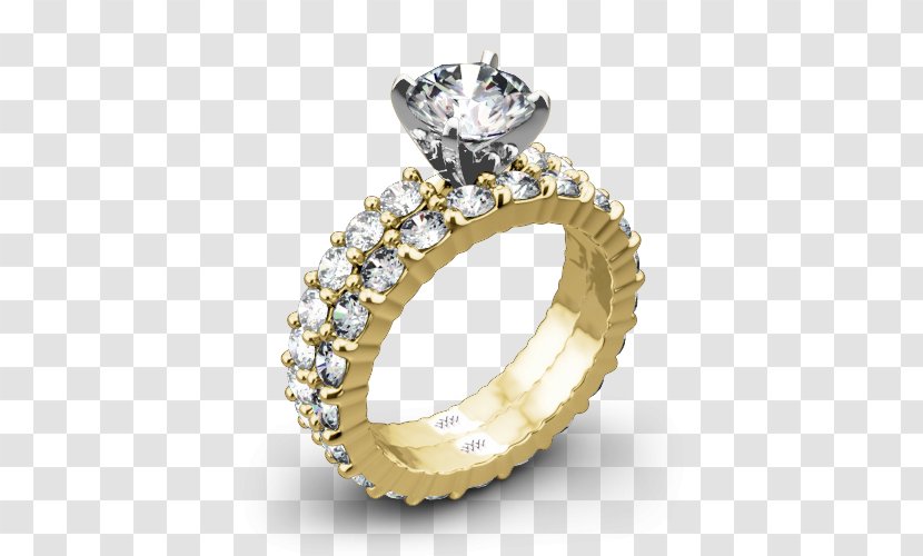 Wedding Ring Diamond Gold Jewellery - Rolex - Yellow Flyer Transparent PNG