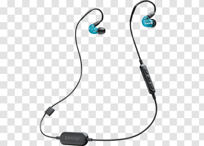 Shure SE215 Headphones Microphone シュア RMCE-BT1 - Sound Transparent PNG
