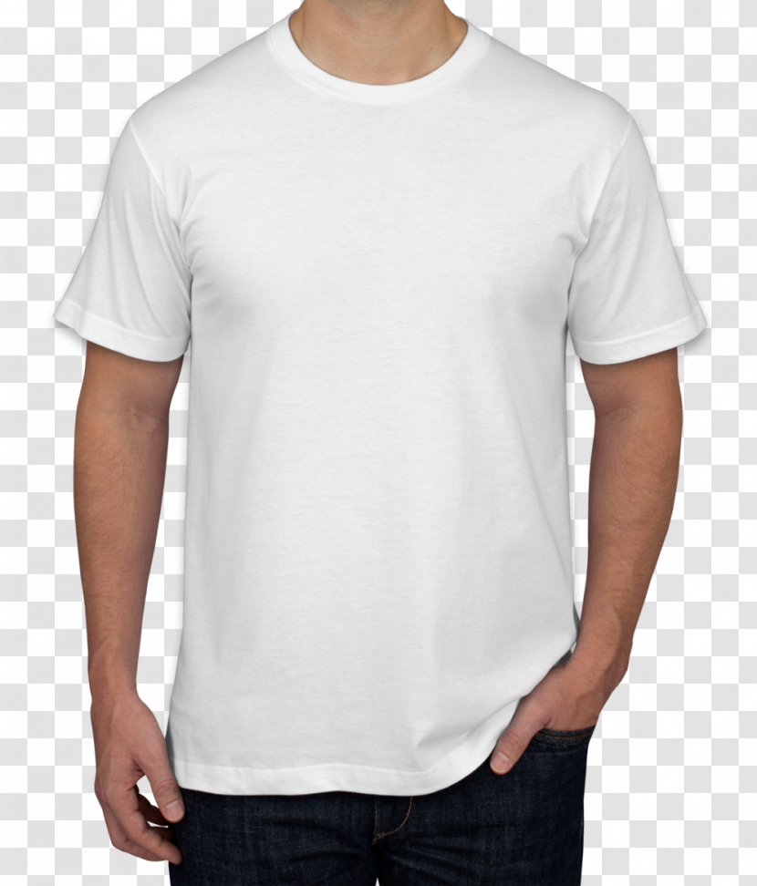 Printed T-shirt Hanes Crew Neck - Shoulder Transparent PNG