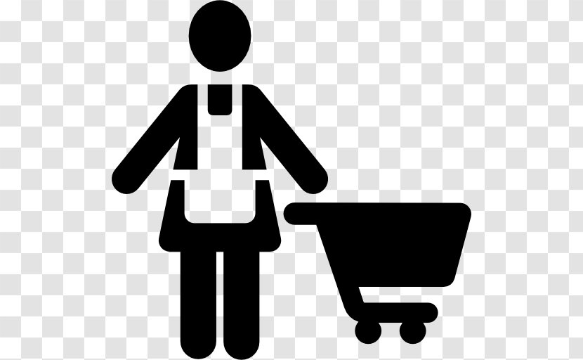 Download Woman Shopping Cart - Communication Transparent PNG