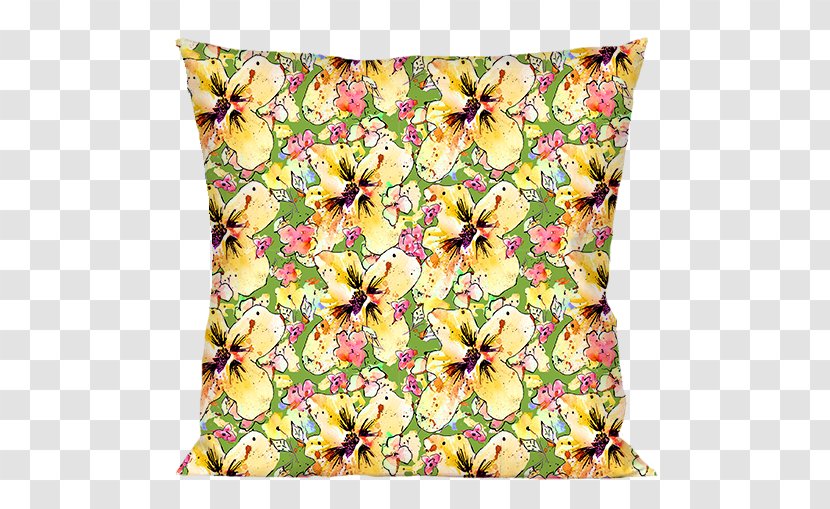 Throw Pillows Floral Design Textile - Sewing Transparent PNG