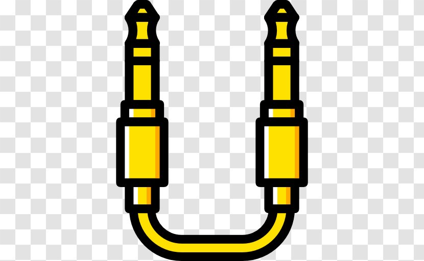 Line Clip Art - Yellow - Cable Plug Transparent PNG