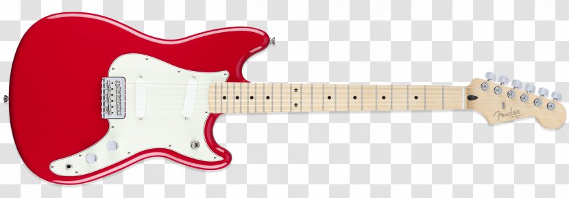 Fender Duo-Sonic Stratocaster Mustang Bass Musicmaster - Duosonic - Electric Guitar Transparent PNG