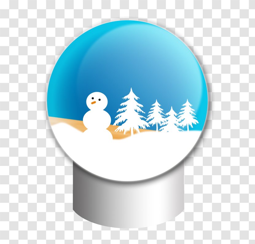 Crystal Ball Snowflake - Designer - Snowman Transparent PNG