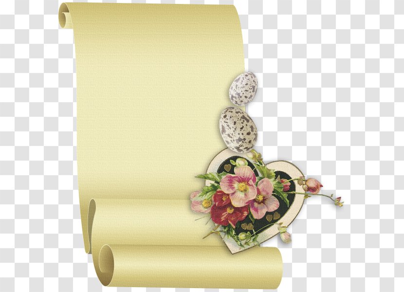 Paper Floral Design .us Parchment Transparent PNG
