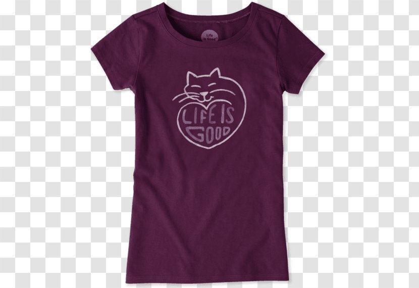 T-shirt Sleeve Logo Font - Black - Cat Love Transparent PNG