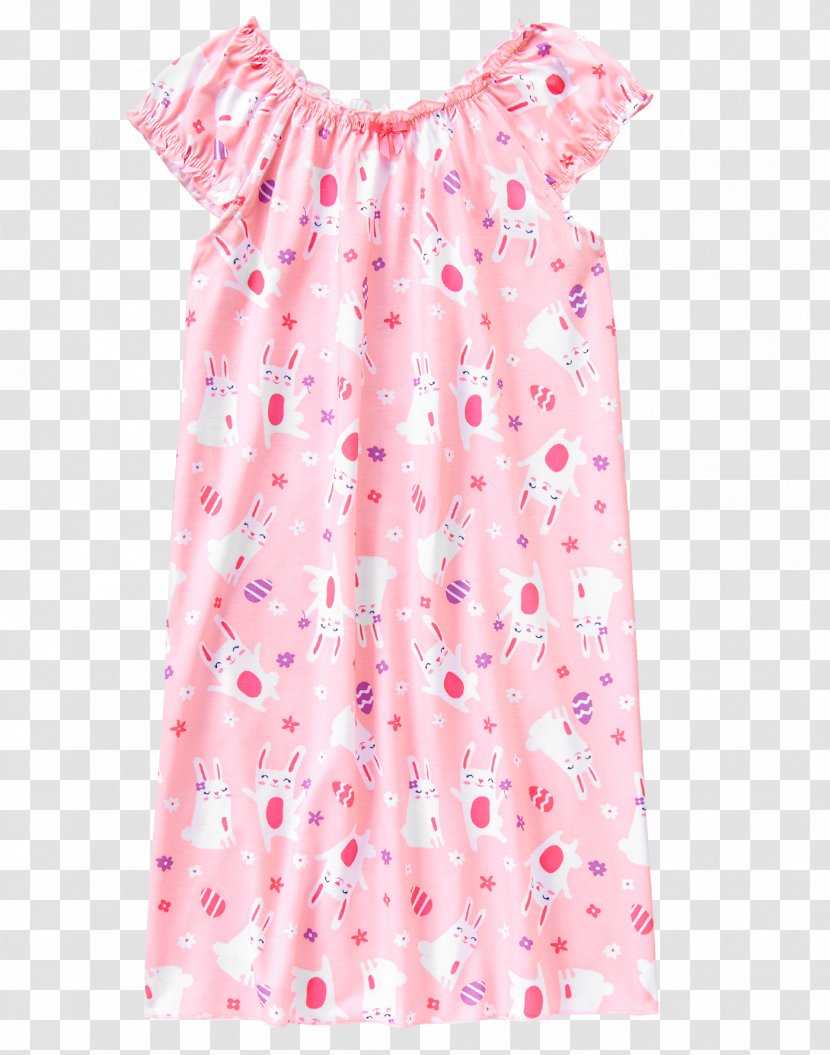 Dress Clothing Nightgown Polka Dot Sleeve - Cartoon Transparent PNG