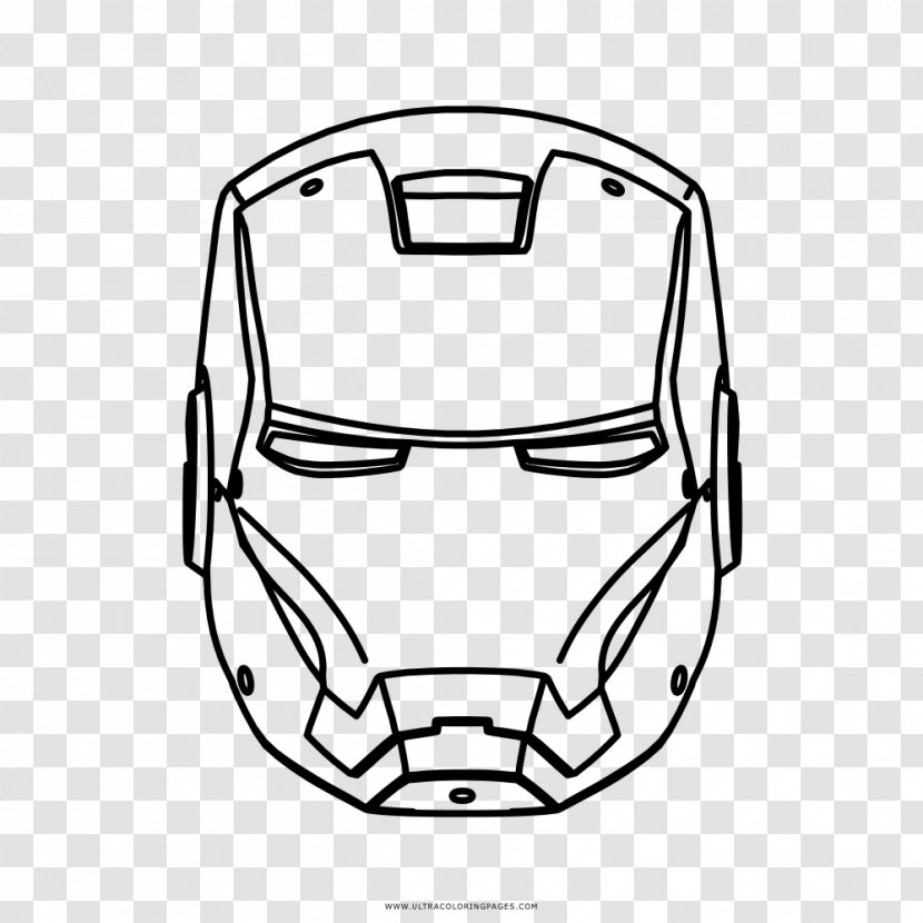 Iron Man Fist Drawing Coloring Book Spider-Man - Auto Part - Face Transparent PNG