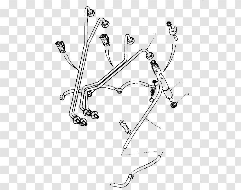 Spray Nozzle Durit 300Tdi Injection Pipe - Body Jewelry - Zebra Crossing Transparent PNG