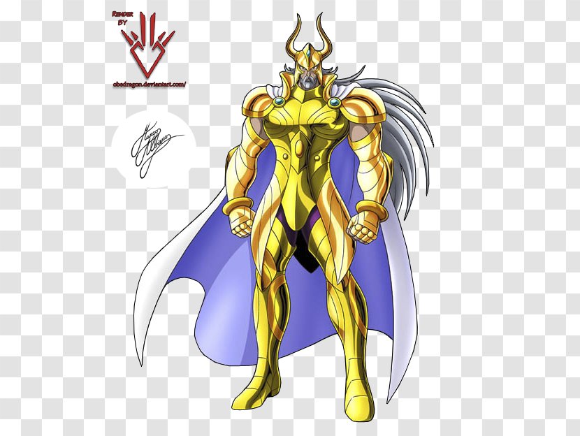 Capricorn Shura Pegasus Seiya Aeolis Ionia Leo Aiolia - Watercolor Transparent PNG