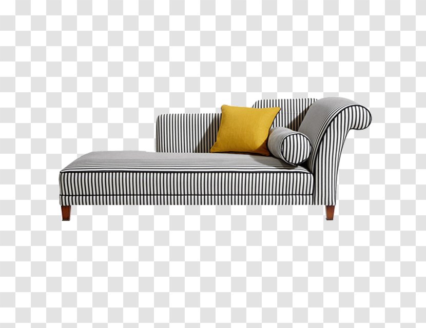 Table Chair Couch Furniture Chaise Longue - Striped Sofa Transparent PNG