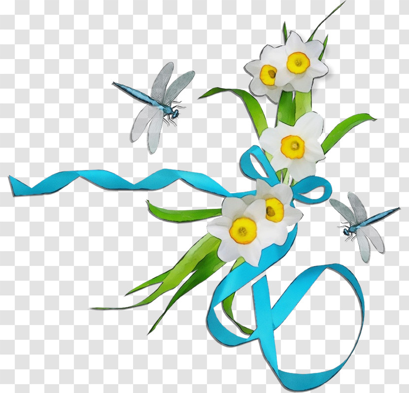 Flower Plant Cut Flowers Narcissus Pedicel Transparent PNG