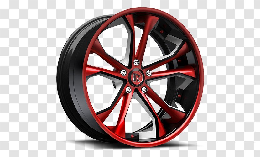 Alloy Wheel Car Dodge Rim Jeep Wrangler - Red Transparent PNG