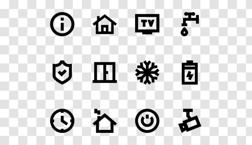 Black And White Graphic Design Android Computer Software Symbol - Diagram - Fairy Tale House Transparent PNG