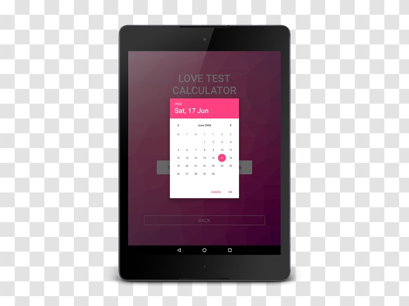 Love Calculator Prank Handheld Devices Screenshot Rechenhilfsmittel - Mobile Device - Gadget Transparent PNG