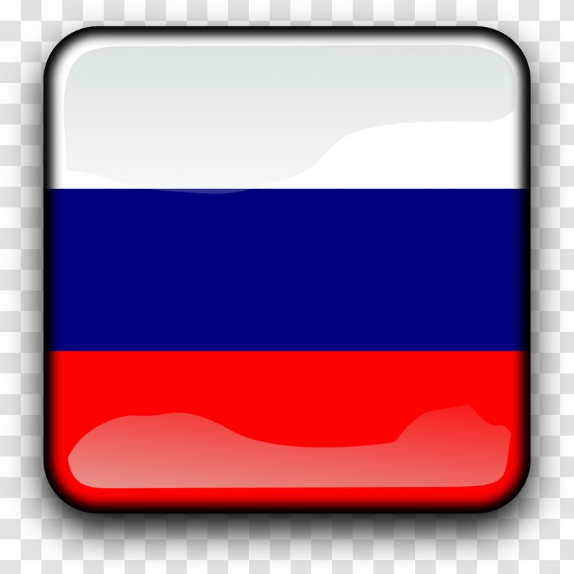 Flag Of Russia Portuguese - Rectangle Transparent PNG