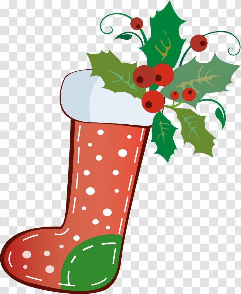 Christmas Ornament Befana Stockings Clip Art - Strawberry Transparent PNG