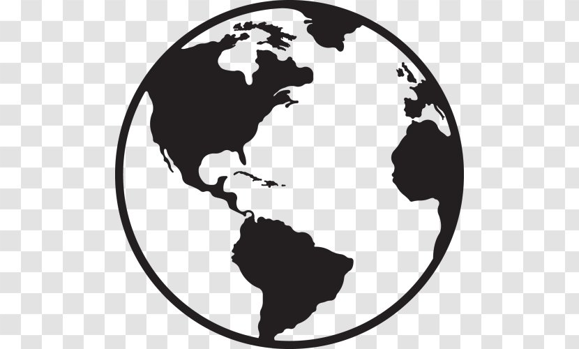 Globe World Map - Lovable Cliparts Transparent PNG