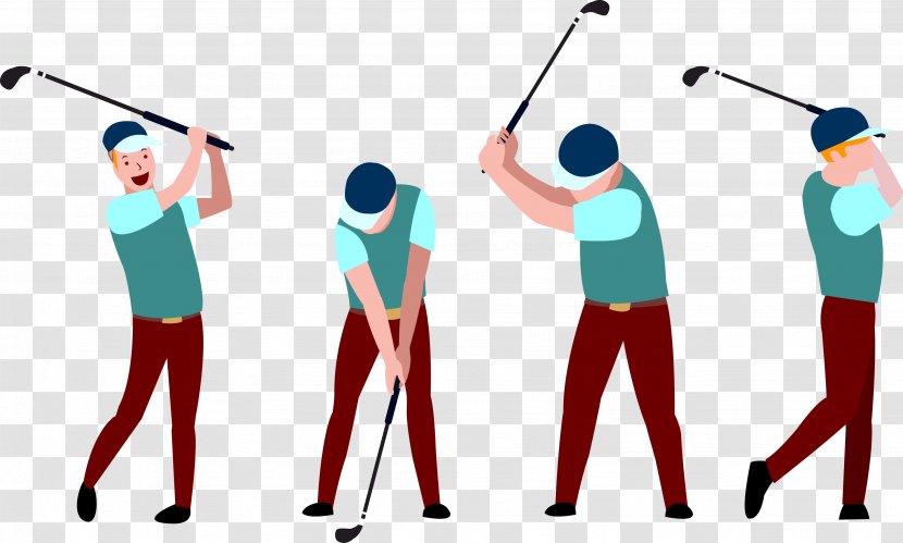 Cartoon Golf Sport Icon - Job - Boy Playing Transparent PNG