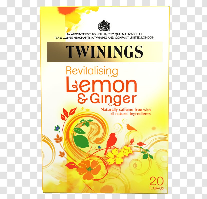 Ginger Tea Green Twinings Bag - Flower Transparent PNG