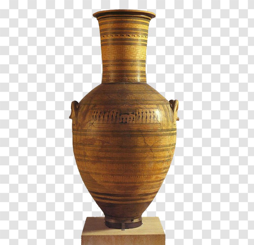 National Archaeological Museum, Athens Ancient Greece Archaic History Of Art - Vase - Geometric Textures Tao Pin Transparent PNG