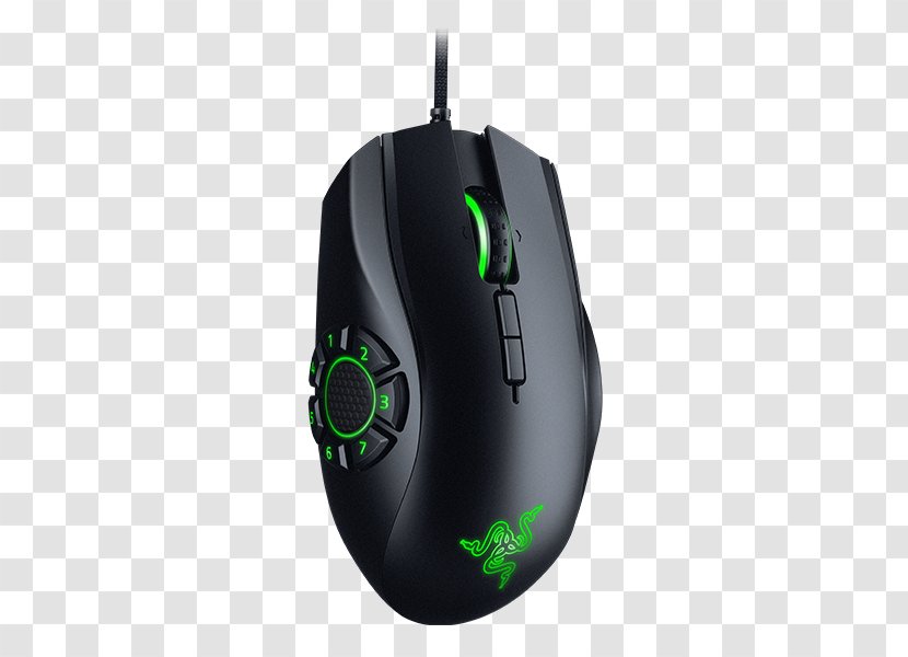 Computer Mouse Keyboard Multiplayer Online Battle Arena Razer Naga Hex V2 - Pelihiiri Transparent PNG