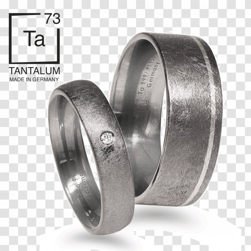 Wedding Ring Platinum Diamond Tantalum Transparent PNG