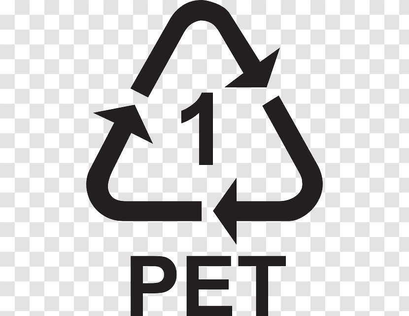 Recycling Symbol Polyethylene Terephthalate PET Bottle Codes - Brand Transparent PNG