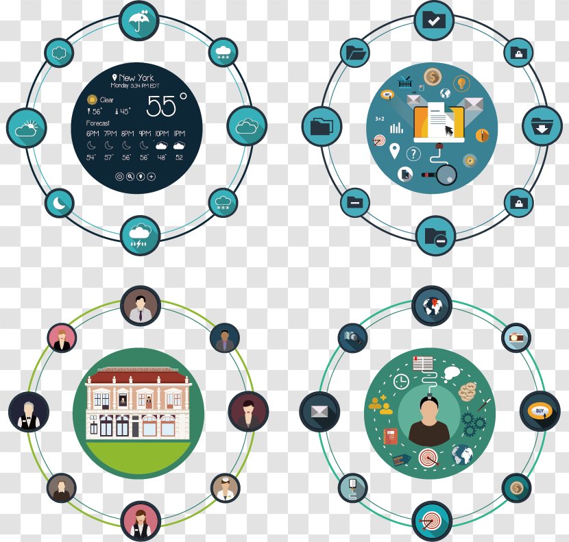 User Interface Design Icon - Data - Vector Business Chart Transparent PNG