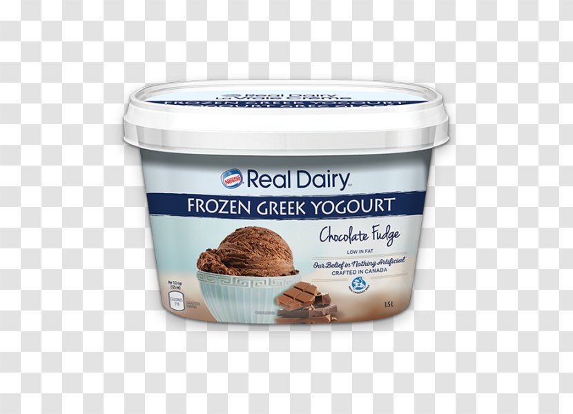 Chocolate Ice Cream Greek Cuisine Crème Brûlée - Yogurt Tub Transparent PNG