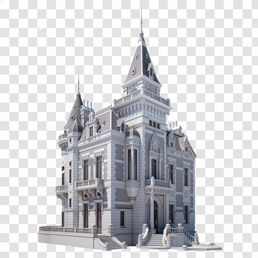 Classical Architecture Manor House Design - Mansion Transparent PNG