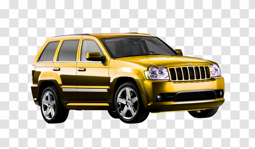 Compact Sport Utility Vehicle Car 2007 Jeep Grand Cherokee - Transport Transparent PNG