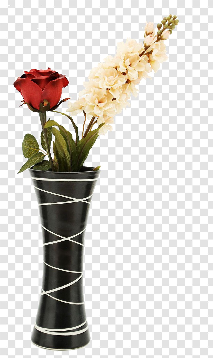 Floral Design Vase Ceramic - Flowering Plant Transparent PNG