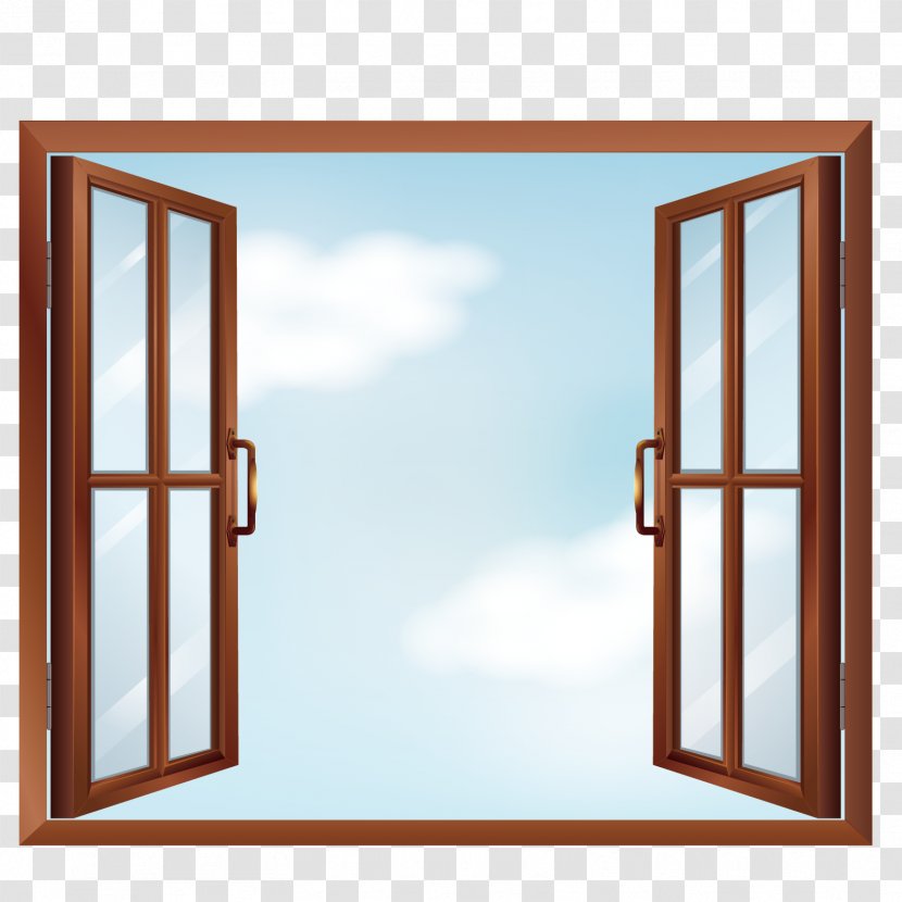 Window Clip Art - Sash - Vector Open Windows Transparent PNG