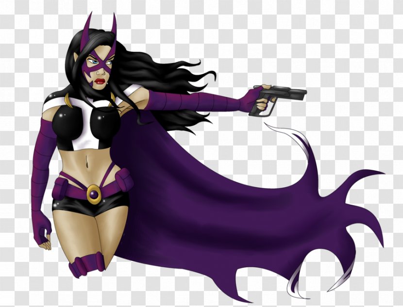 Huntress Batman Supervillain Fan Art Comics - Watercolor Transparent PNG