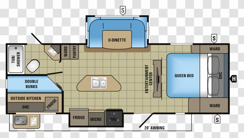 Floor Plan Campervans Jayco, Inc. Caravan Chesaco RV - Crook And Ladder Transparent PNG