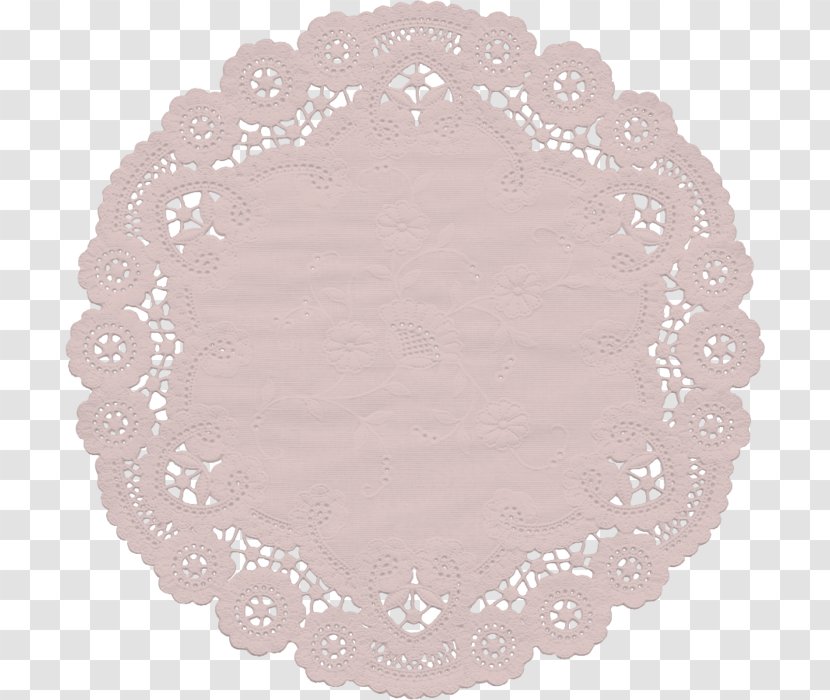 Place Mats Doily Lilac Circle - Tablecloth Transparent PNG