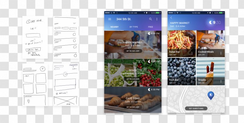 Display Advertising Smartphone Multimedia Brand - Snack Bar Menu Transparent PNG