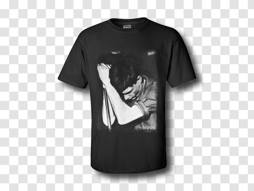 T-shirt Unknown Pleasures Ian Curtis & Joy Division - Frame Transparent PNG