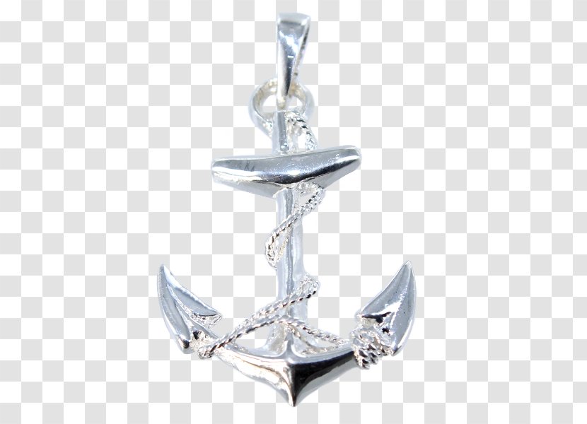 Charms & Pendants Anchor Silver Jewellery Necklace Transparent PNG