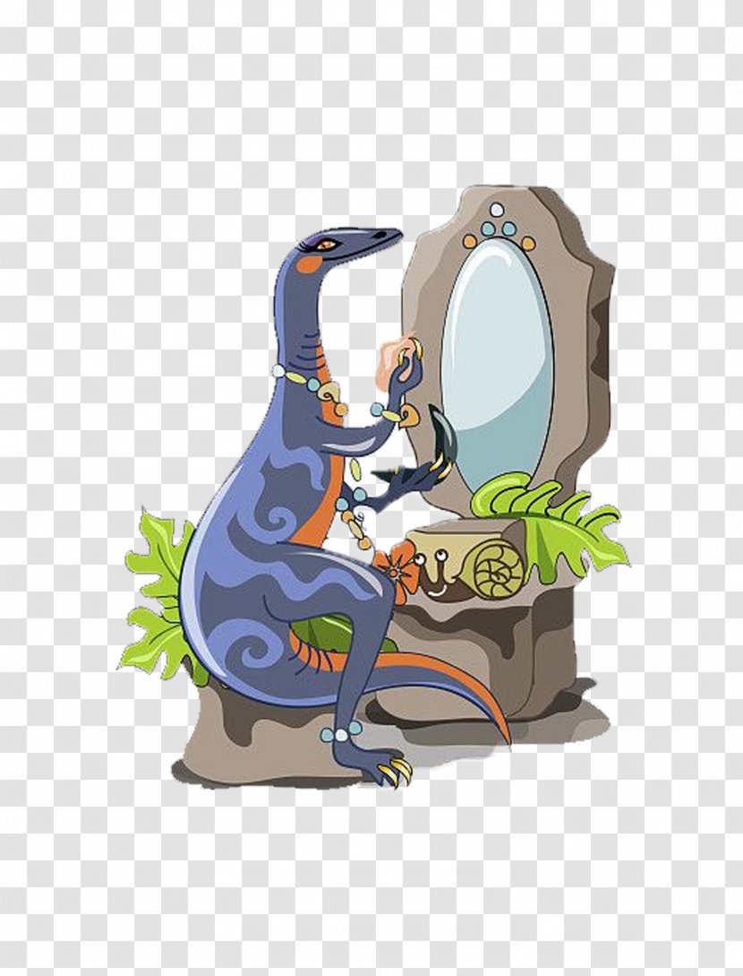 Iguanodon Hylaeosaurus Tyrannosaurus Hadrosaurus Illustration - Cartoon - Amy Dinosaurs Look In The Mirror Transparent PNG